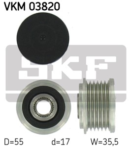 Frihjul, dynamo, MERCEDES-BENZ, 646 150 02 60, 646 150 03 60