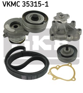 Vannpumpe + kileremsett, OPEL ASTRA G Halvkombi, ASTRA G Kombi, ASTRA G Sedan, VAUXHALL ASTRA Mk IV, 044 260 849 B, 12 04 641, 12 04 853