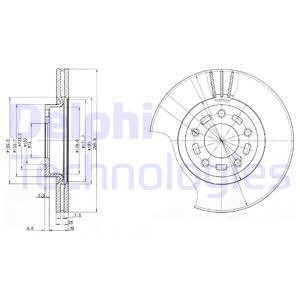 Bremseskive, MAZDA 3, 3 Sedan, 5, BP6Y-33-25XD, BP6Y-33-25XE, BP6Y3325XF, C26Y3325XA, C26Y3325XB, C26Y3325XC, C26Y3325XD