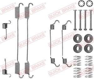Tilbehørsett, bremsesko, Bakaksel, CITROËN,FIAT,LANCIA,PEUGEOT