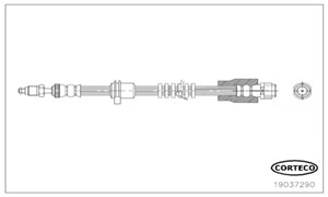 Bremseslange, Framaksel, BMW X3 [F25], 34306787512, 34306887449