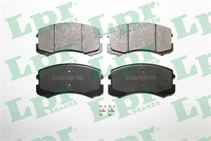 Bremseklosser sett, Framaksel, MITSUBISHI LANCER VII, LANCER Kombi VII, MN116604, MR569225, MR569233, MZ690185