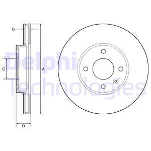 Bremseskive, Framaksel, OPEL KARL, VAUXHALL VIVA, 13584677, 569131