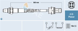 Lambdasonde, MERCEDES-BENZ C-KLASS [W202], C-KLASS T-Model [S202], 000 540 64 17, 000 540 78 17, 001 540 80 17, A 001 540 80 17, A001540