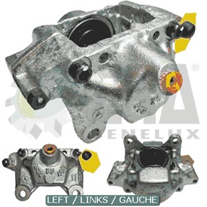 Bremsecaliper, Venstre bakaksel, MERCEDES-BENZ, 201 420 02 83, A 201 420 02 83