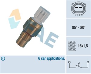 Temperaturbryter, radiator ventilator, HYUNDAI ACCENT I, ACCENT Sedan II, LANTRA I, 140 350 45 41 S1, 140 350 45 41, 140 350 49 41 S1, 1