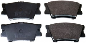 Bremseklosser sett, Bakaksel, LEXUS ES, TOYOTA CAMRY Sedan, RAV 4 III, RAV 4 IV, 04466 06070, 04466 06100, 04466 33160, 04466 33180, 044