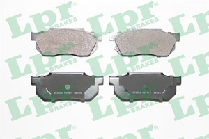 Bremseklosser sett, Framaksel, HONDA CIVIC Hatchback IV, CIVIC Sedan IV, CRX I, CRX II, PRELUDE II, 45022SB0670, 45022SB0671, 45022SB067