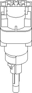 Bremselysbryter, AUDI A4 B6, A4 B6 Avant, A4 B7, A4 B7 Avant, A6 C6, A6 C6 Avant, VW GOLF PLUS V, TOURAN, 3B0 945 511C, 48530-28130, 485