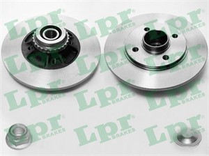 Bremseskive, Bakaksel, RENAULT CLIO II, 7700828882, 7701207611