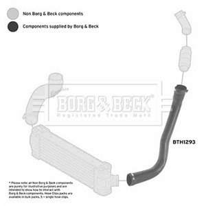 Ladeluftslange, Foran, Nede, Venstre, FORD TRANSIT Buss, TRANSIT Flak/chassi, TRANSIT Skåp, TRANSIT TOURNEO Buss, 1368686, 2C166C646AB