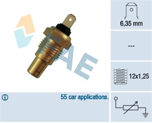 Kjølevæsketemperatursensor, INFINITI,NISSAN, 0159 589 R, 0159 589, 0361 543, 159 589 R, 159 589, 25080-89903, 361 543, 691400D010, 69140