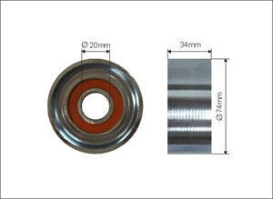 Strammerull, kilerem med ribber, MERCEDES-BENZ, 906 200 02 70, 906 200 14 70, 906 200 17 70, 906 200 20 70, 9062000270, 9062001470, 9062