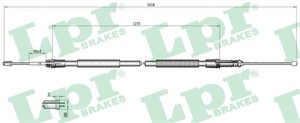 Kabel, parkeringsbremse, Bak, Høyre, Venstre, CITROËN,FIAT,PEUGEOT, 1400203780, 474610