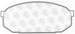 Bremseklosser sett, Framaksel, MAZDA 323 C IV, 323 S IV, B0Y1-33-23Z, B0Y1-33-23ZA, B0Y1-33-28Z, B6Y8-33-23Z, B6Y8-33-23ZA, BOY1-33-23Z,