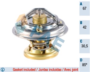 Termostat, kjølemiddel, DAEWOO,MERCEDES-BENZ,SSANGYONG, 003 203 99 75, 004 203 10 75, 601 200 00 15, 604 203 00 75, 606 203 02 75, 60620