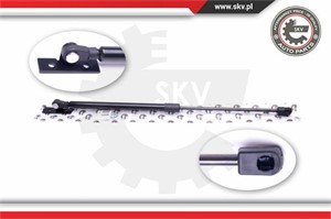 Pneumatisk fjær, motorpanser, Foran, OPEL OMEGA B, OMEGA B Kombi, 1180401, 90379025