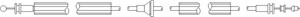 Panserkabel, FORD, 1 038 099, 1 105 950, 7 083 421, 94AB16C657AA, 94AG16C657AA, 94AG16C657AB