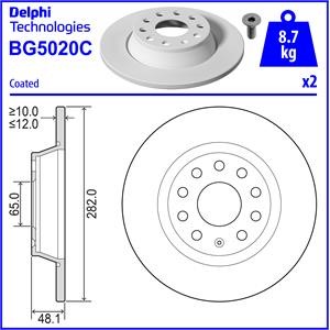 Bremseskive, Bakaksel, AUDI,SEAT,SKODA,VW, 1K0 615 601AD, 1K0 615 601M, 1K0615601M, 5Q0 615 601G, 5Q0615601G, 5Q0615601Q, JZW615601F