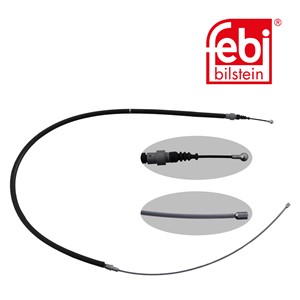Kabel, parkeringsbremse, Bakre venstre, Høyre bak, SEAT,SKODA,VW, 6Q0 609 721 G, 6Q0 609 721 L