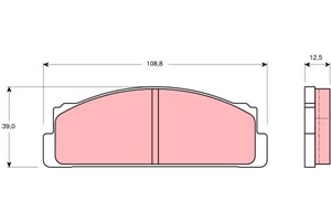 Bremseklosser sett, Framaksel, FIAT 125, TOYOTA COROLLA, 04491-10151, 4434817