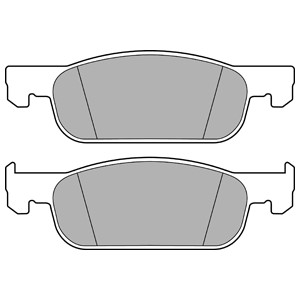 Bremseklosser sett, Framaksel, DACIA,RENAULT, 410604682R, 410605536R, 8660 005 291, 8660005291