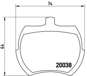 Bremseklosser sett, Framaksel, AUSTIN,MG,ROVER,TRIUMPH, 0006557206113, 53721111, 577201112, 6557206113, 91014519, CDU3030EVA, GBP104, GB