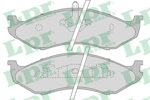 Bremseklosser sett, Framaksel, JEEP CHEROKEE, GRAND CHEROKEE I, WRANGLER II