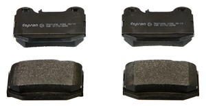 Bremseklosser sett, Bakaksel, MERCEDES-BENZ M-KLASS [W163], 163 420 07 20, 163 420 09 20, 163 420 11 20, A163 420 07 20, A163 420 09 20,