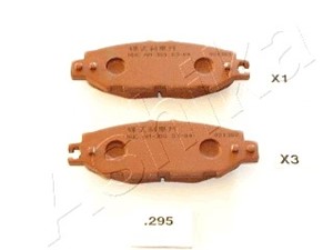 Bremseklosser sett, Bakaksel, LEXUS LS, 0446626010, 0446626020, 0446640040, 0446650020, 0446650030, 0446650050, 0446650051, 0446650060,