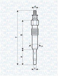 Glødeplugg, HONDA,RENAULT,VOLVO, 30862690, 5962 4L, 77 00 100 586, 77 00 858 208, 8671004893, NCC 1000 50, NNC 1000 50 L