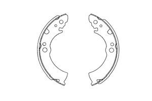 Bremsesko sett, Bakaksel, NISSAN, 41060V0500, 41060V0525, 41060V1200, 41060V1225, 4406001A00, 4406001A25, 4406007Y25, 4406041A25, 440604