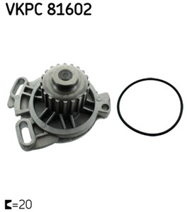 Vannpumpe, AUDI,VOLVO,VW, 069 121 004 V, 069 121 004 X, 069 121 004, 069 121 005 D, 1257185, 271613
