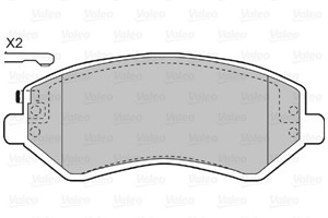 Bremseklosser sett, Framaksel, CHRYSLER VOYAGER IV, DODGE CARAVAN, JEEP CHEROKEE, GRAND CHEROKEE II, 5066 427AA, 5066427AA, 5096 349AA,