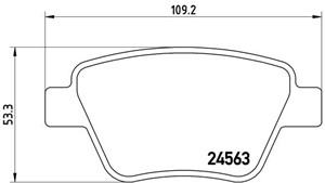 Bremseklosser sett, Bakaksel, AUDI,SEAT,SKODA,VW, 2K5698451, 5K0698451, 5K0698451A, 5K0698451C, 8P0098601P, JZW698451Q