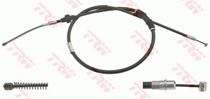 Kabel, parkeringsbremse, Bakre venstre, MITSUBISHI LANCER VII, LANCER Kombi VII, MN102171