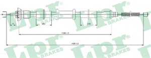 Kabel, parkeringsbremse, Bak, Høyre, Venstre, LANCIA YPSILON, 46813948, 51776180