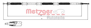 Kabel, parkeringsbremse, Bakre venstre, FIAT DOBLO Minibus, minivan, 51796639
