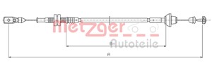 Gasskabel, FORD MONDEO I, MONDEO Sedan I, MONDEO Turnier I, 6898849
