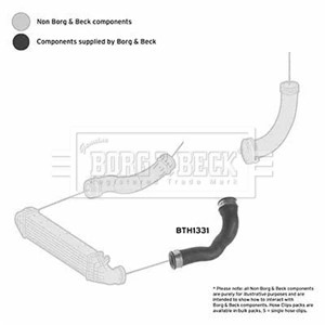 Ladeluftslange, Foran, Nede, Venstre, MERCEDES-BENZ E-KLASS [W211], E-KLASS T-Model [S211], 2115283982