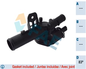 Termostat, kjølemiddel, NISSAN,RENAULT, 11 06 030 26R, 11 06 055 36R, 11060-00Q0K, 11060-00Q0S, 82 00 954 328