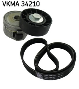 Kileribberemsett, FORD GALAXY II, S-MAX, 11720-EL00A, 1318336, 1381643, 16 114 243 80, 1611424380, 30684427, 4M5Q 6A228 FD, 5751.A7, 575