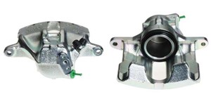 Bremsecaliper, Framaksel, Foran akselen, Høyre, SEAT,VW, 357 615 124C