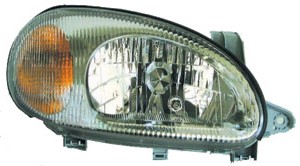 Frontlykt, Venstre, DAEWOO LANOS, LANOS Sedan, 96304610