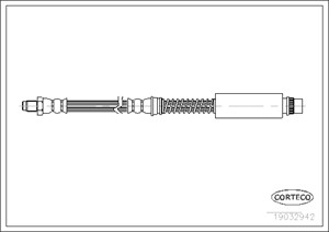 Bremseslange, Framaksel, MG MG ZT, MG ZT- T, ROVER 75, GBH90342, SHB000848, SHB101219