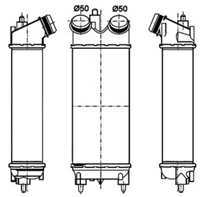 Ladeluftkjøler, FORD, 143445, 1696574, 1722903, 1878624, AV219L440AA, AV219L440AB, AV219L440AC