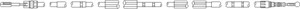 Kabel, driftsbremse, Høyre bak, AUDI A4 B6, A4 B6 Avant, A4 B7, A4 B7 Avant, 8E0 609 722AF, 8E0 609 722AG, 8E0 609 722AN, 8E0 609 722AP,
