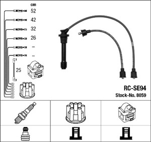 Tennledningssett, SUZUKI VITARA, X-90, 2191288, 33700-56B20-A00, 33710-58B20, 82191288