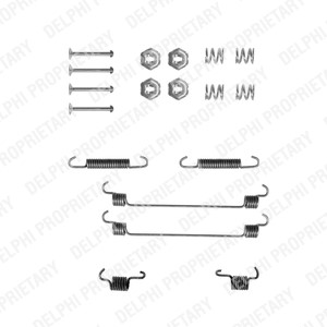 Tilbehørsett, bremsesko, Bakaksel, ALFA ROMEO,CITROËN,FIAT,RENAULT, 60750208, 70596.60000.00.00, 7701 202 550, 7701 204 840, 95659662