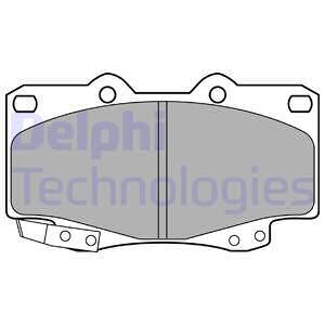 Bremseklosser sett, TOYOTA HILUX Pick-up VI, HILUX Pick-up VII, 044650K070, 04465-0K140, 04465YZZDV, 04465-YZZDV